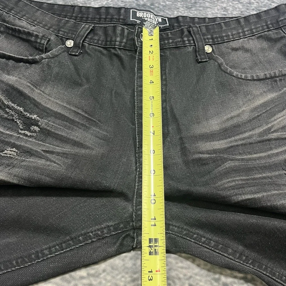 Vintage Brooklyn Xpress Jeans Mens‎ 38x31 Black Y2K Denim Grunge Archive
